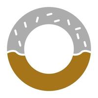 rosquillas vector icono estilo