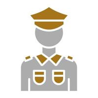 Policeman Vector Icon Style