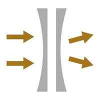 Normal Index Lenses Vector Icon Style