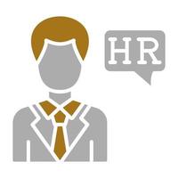 Hr Specialist Male Vector Icon Style