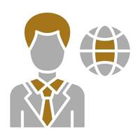 Network Specialist Male Vector Icon Style