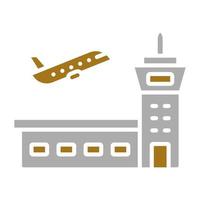 aeropuerto vector icono estilo