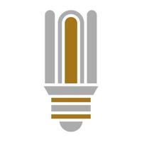 Cfl Compact Bulb Vector Icon Style