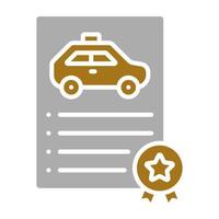 License Vector Icon Style