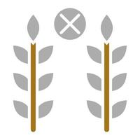 Gluten Free Food Vector Icon Style