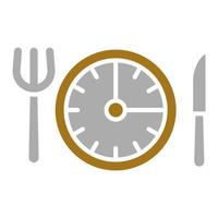 Intermittent Fasting Vector Icon Style