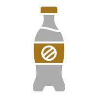 Cola Bottle Vector Icon Style