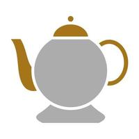 Tea Pot Vector Icon Style