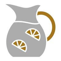 Lemonade Jug Vector Icon Style