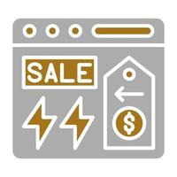 Flash Sale Vector Icon Style