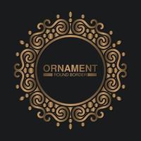 luxury ornament pattern circle design vector