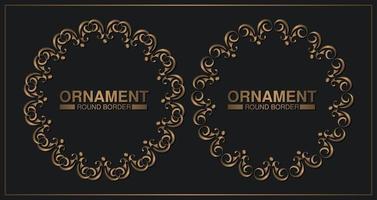luxury ornament pattern circle design vector