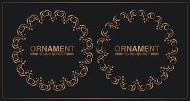 luxury ornament pattern circle design vector