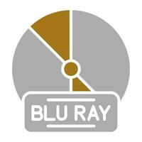 Blu Ray Vector Icon Style