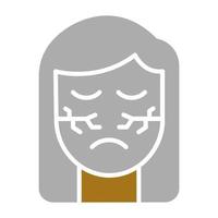 Dry Skin Vector Icon Style