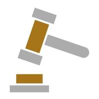 Gavel Vector Icon Style