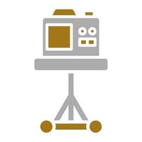 Tripod Camera Vector Icon Style