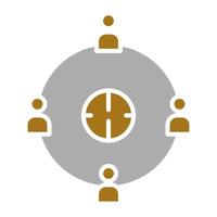 User Connection Vector Icon Style