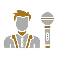 Host Male Vector Icon Style