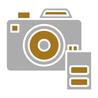 Camera Battery Vector Icon Style