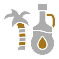 Palm Oil Vector Icon Style