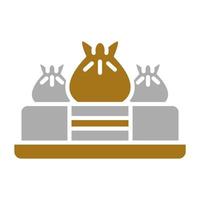 Dim Sum Vector Icon Style