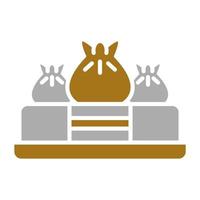 Dim Sum Vector Icon Style