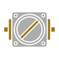 Throttle Plate Vector Icon Style