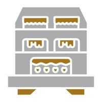 Cakes Showcase Vector Icon Style