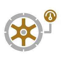 Tire Maintenance Vector Icon Style