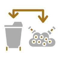 Waste Hierarchy Vector Icon Style