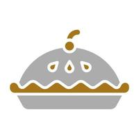 Apple Pie Vector Icon Style