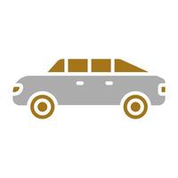 Limousine Vector Icon Style