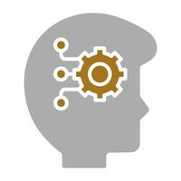 Critical Thinking Vector Icon Style