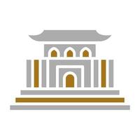 Forbidden City Vector Icon Style