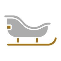 Sled Vector Icon Style