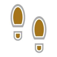Footprint Vector Icon Style