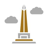 Obelisk Of Buenos Aires Vector Icon Style