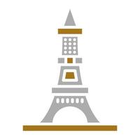 Eiffel Tower Vector Icon Style