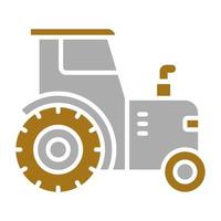 Tractor Vector Icon Style