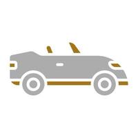 Convertible Car Vector Icon Style