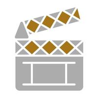 Film Clapperboard Vector Icon Style