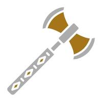 Viking Axe Vector Icon Style