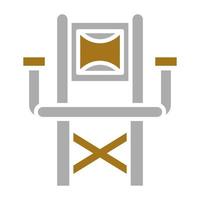 Director Chair Vector Icon Style