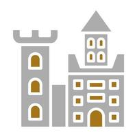 Castle Vector Icon Style