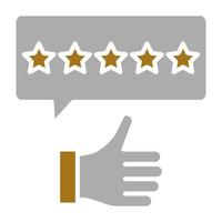 Customer Feedback Vector Icon Style