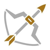 Bow Arrow Vector Icon Style