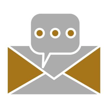 Message Vector Icon Style