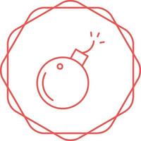 Exploding Cannon Ball Vector Icon