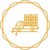 Multiple Delivery Points Vector Icon